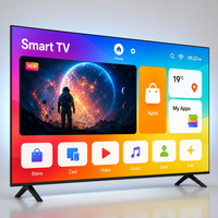 Téléviseur intelligent 4K Ultra HD de 100 pouces, Android 15, commande vocale, HDR10, Bluetooth, Miracast, TV QLED sans cadre pour la maison et l'hôtel
