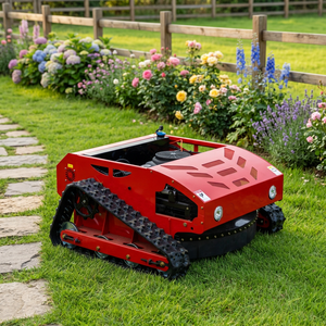 Wireless Remote Control Crawler <b>Mower</b> Remote Lifting Blade Deck Adjustable Cutting Height for Orchard Farm Slope Mowing Use - Product Image 1