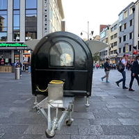 Chariot de remorque de cuisine de rue mobile personnalisé camion de restauration rapide aux normes américaines pour équipement de cuisson pour hot-dogs bonbons chips vinerie