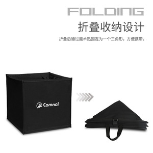 Canle - Marco de nailon para cuerda de escalada, 40 cm x 40 cm x 40 cm, con bolsa de almacenamiento de anillos fijos para cuerda de escalada en árboles - Product Image 4