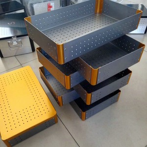 Caja de esterilización para instrumentos laparoscópicos de aleación de aluminio, caja de esterilización para ureteroscopio, instrumento quirúrgico para senos paranasales - Product Image 3
