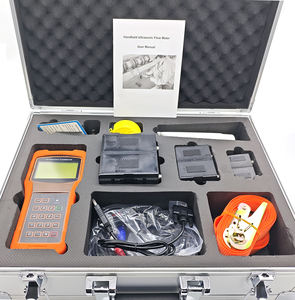 Caudalímetro ultrasónico industrial portátil Medidor de flujo de agua ultrasónico de mano - Product Image 3