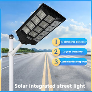 مصباح شمسي Jpungsun من ضوء الشارع الشمسي المدمج الكل في واحد مقاوم للماء إلى الظلام في الهواء الطلق مصباح شارع شمسي لموقف السيارات - Product Image 6