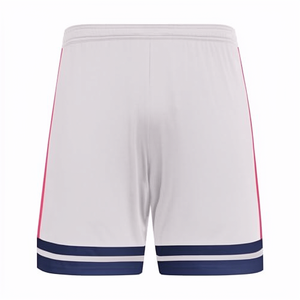 Pantalones Cortos Deportivos Ecológicos para Hombre con Cordón Ajustable, Cintura Media, Color Sólido, Gris Glory/Azul Marino Team, 2 Bolsillos Color Rubí Puro - Product Image 1