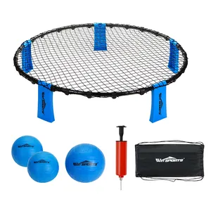 Best selling PLASTIC outdoor beach backyard garden throw ball game set smash ball spike ball