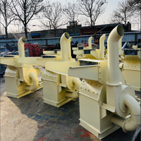 Broyeur à marteaux électrique Weiwei 420 à double alimentation pour sciure de bois, capacité 300-600 kg/h, pour biomasse et litière animale