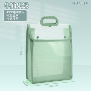 Venta caliente escuela Oficina colgante almacenamiento papelería en Dubai alta calidad Simple grande impermeable PP acordeón archivo bolsa - Product Image 5