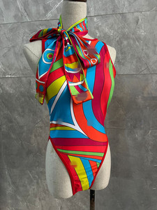 Vente en gros Été Designer Une pièce Bikini Femmes Maillot de bain Vêtements de plage avec <span class=keywords><strong>bandeau</strong></span> - Product Image 2