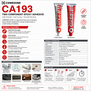 Adhesivo Epóxico CEMEDINE Super 30 de Alta Resistencia al Calor y al Agua para Metal, Cerámica y Plástico <span class=keywords><strong>Duro</strong></span>, 80g - Product Image 3
