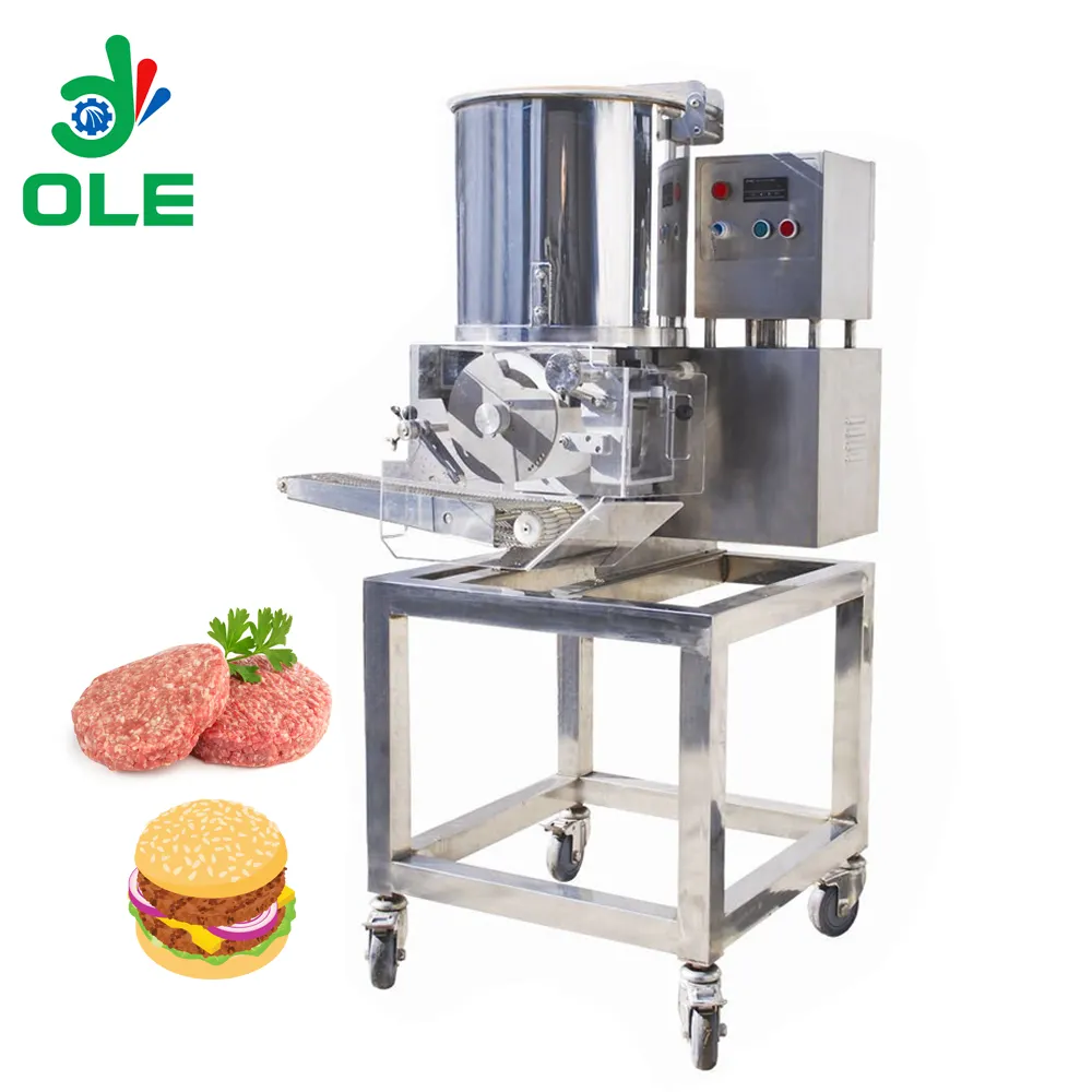 स्वचालित मांस पैटी बनाने की मशीन मांस पाई प्रेस बीफ बर्गर प्रेस में पैटी निर्माता नाश्ता प्रसंस्करण