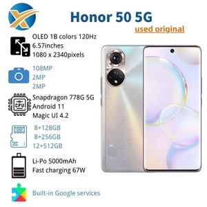 Venta al por Mayor de Teléfonos Móviles Usados Originales, Smartphone 5G <span class=keywords><strong>Honor</strong></span> <span class=keywords><strong>50</strong></span> Pro 8+256GB - Product Image 6
