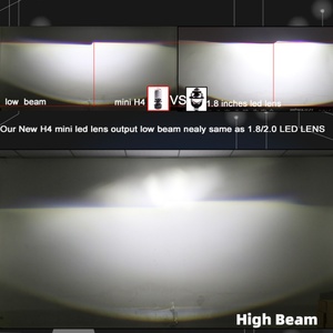 Faros Delanteros Sanvi de Alta Calidad con Lente de Proyector LED Mini H4 de 12V 5500K 35W para Automóviles, Compatibles con Modelos Hilux Universe, Nuevos - Product Image 5
