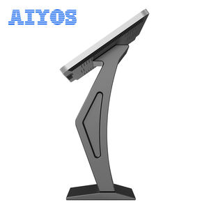 55 inç Android dokunmatik ekran Lcd dijital Poduim K tarzı standı bilgi reklamlar Video zemin ayakta Totem - Product Image 5