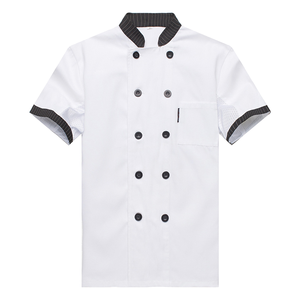 Uniforme personalizzata moderna del personale della cucina per la manica lunga del tessuto del ristorante per l'estate con i modelli del personale di attesa e del <span class=keywords><strong>Manager</strong></span> - Product Image 2