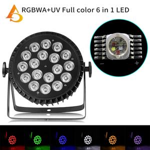AICPOSE Personalizable 18x18w 6en1 RGBWA+UV IP33 Beam 25 DMX512 LED Par Luz de Escenario para Fiestas y DJ - Product Image 3