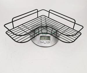 Da Parete In Ferro di Angolo di archiviazione Montato Nero Adesivo Angolo <span class=keywords><strong>Mensola</strong></span> del Bagno - Product Image 5