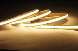 Tira LED COB Flexible de 5mm, 8mm, DC24V, 12V, nueva tecnología, ángulo de haz de 170 grados, CRI90, puntos de corte pequeños, tira Led Cob regulable - Product Image 6