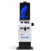 Terminal de paiement tactile sur pied pour borne interactive, armoire métallique, station de gestion des espèces, intégration OEM/ODM logiciel et matériel