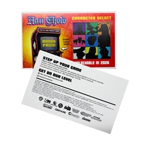 Billets de jeu à gratter personnalisés pour campagnes promotionnelles, loteries, jeux de gagner, bons cadeaux et jeux de hasard