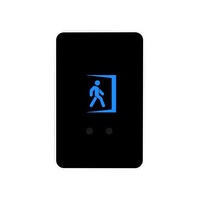 Nouveau bouton de sortie infrarouge sans contact intelligent 12V/24V IP35 pour contrôle d'accès, avec capteur LED Keysecurity et garantie de 2 ans
