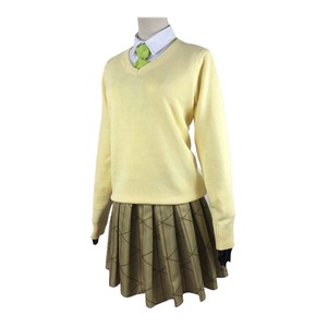Costume d'uniforme scolaire jaune JK pour femmes et hommes, cosplay d'Agatsuma Zenitsu et Kochou <span class=keywords><strong>Shinobu</strong></span>, AOKG-002 - Product Image 3