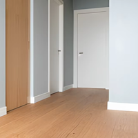 Plinthe murale moderne en PVC/PS écologique, imperméable, apprêtée blanche, pour villas et hôtels