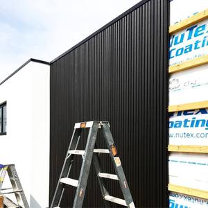 Revestimiento de Pared Exterior <span class=keywords><strong>Resistente</strong></span> <span class=keywords><strong>al</strong></span> <span class=keywords><strong>Agua</strong></span>, a la Intemperie <span class=keywords><strong>y</strong></span> a los Rayos UV, Paneles de Revestimiento de Pared Negros, Hermosos - Product Image 3
