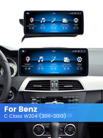 Estéreo para Auto MEKEDE de 12.3 Pulgadas Ultra HD 2K con Qualcomm Octa Core para Benz Clase C W204 NTG4.5, Conserva el Control Original del Volante