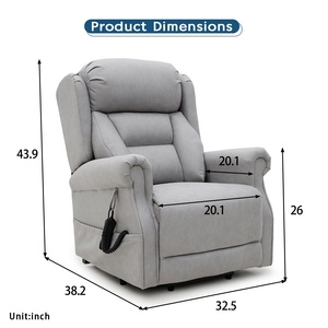 Kursi Geeksofa Tilt-in-Space Quad Motor Power Electric Medical Lift Riser Recliner untuk Lansia & Penyandang Disabilitas & Pasien - Product Image 2
