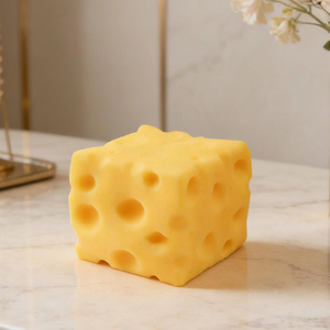 Juguetes Blandos de Queso en Cubo, Juguete Sensorial de Queso Suave, Juguete Antiestrés de Rebote Lento, Juguete para Aliviar el Estrés - Product Image 5