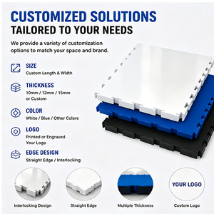 Dalles de hockey en UHMWPE pour patinoire synthétique, système de surface de glace artificielle portable pour l'entraînement - Product Image 4