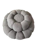 Fauteuil de loisirs pivotant en tissu bouclé blanc nordique de qualité supérieure, canapé rond, chaise citrouille pour salon et chambre, ensembles de canapés