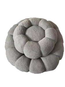 Sillón de Ocio Nórdico Blanco de Tela Bouclé Premium, Sofá Redondo Giratorio Tipo Calabaza, para Sala de Estar y Dormitorio, Conjuntos de Sofás - Product Image 6