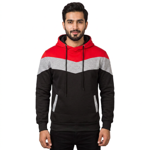 Sweat à capuche unisexe noir en polaire 500 g/m² avec fermeture éclair, épais, double couche, pour homme, collection 2025 - Product Image 1