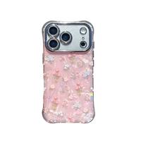 Coque de téléphone en silicone créative et mignonne à motif de tulipe pour iPhone 17 Pro Max, antichoc aux quatre coins, style INS, motif floral