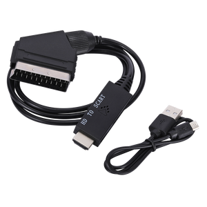 Cavo HDMI HD a <span class=keywords><strong>Scart</strong></span> da 1m 1080P con Alloggiamento in ABS, Cavo Audio Video Maschio-Maschio - Product Image 1