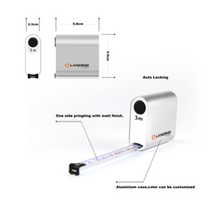 566407 Mini đo băng 3m, có thể thu vào túi băng với biểu tượng tùy chỉnh cho Quà tặng khuyến mãi, tự làm, và xây dựng thương hiệu - Product Image 4