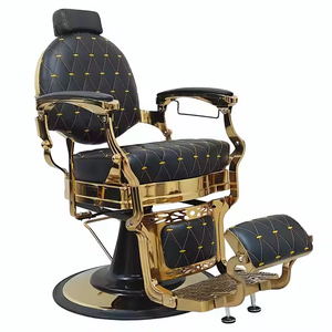 Chaises de salon modernes en gros, en acier inoxydable, robustes, professionnelles, avec pompe hydraulique, base ronde, pour salons - Product Image 2