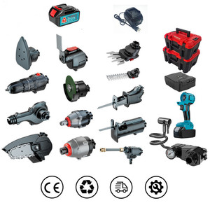 2023 alta calidad 8cs 12 piezas 16 piezas en uno herramientas eléctricas inalámbricas juego de herramientas de mano <span class=keywords><strong>18V</strong></span> Combo kit taladro de impacto destornillador - Product Image 3