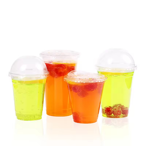 Claro 7oz 8oz 9oz 10oz12oz 16oz 20oz 24oz 32oz PET taza desechable OEM ODM vasos de plástico personalizados para bebidas de jugo - Product Image 5