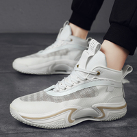 Chaussures de basket-ball antidérapantes de haute qualité pour hommes femmes respirant haut à lacets conception absorbant les chocs tendance de la mode