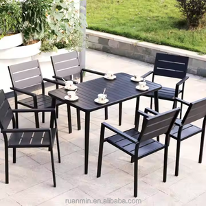 Juego <span class=keywords><strong>de</strong></span> Mesa y Sillas <span class=keywords><strong>de</strong></span> Comedor <span class=keywords><strong>de</strong></span> <span class=keywords><strong>Diseño</strong></span> Moderno para Exteriores, <span class=keywords><strong>Muebles</strong></span> <span class=keywords><strong>de</strong></span> Jardín <span class=keywords><strong>de</strong></span> Aluminio <span class=keywords><strong>de</strong></span> Alta Calidad Directamente <span class=keywords><strong>de</strong></span> Fábrica para Restaurantes - Product Image 2