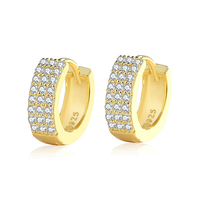 Boucles d'oreilles clous Dan Jewelry pour femmes, à porter au quotidien, en zircon cubique, pour cadeau de mariage ou de mariée