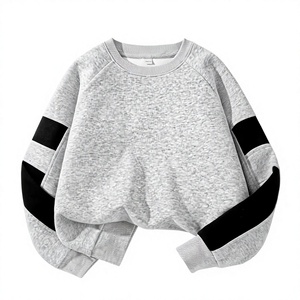 Sudadera de Manga Larga Informal para Niños, Fabricada en Bangladesh, 100% Algodón, Secado Rápido, Transpirable, de Felpa - Product Image 3