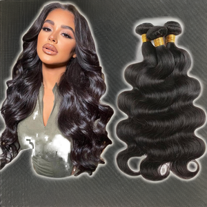 Extensiones de Cabello Humano Virgen Brasileño con Ondas Suaves, 16 Pulgadas, Trama Única, Paquete de Cabello Natural para Mujeres Negras - Product Image 2