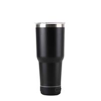 Vaso Térmico Personalizado de 30 oz con Bluetooth, Acero Inoxidable 304, Aislamiento al Vacío, Portátil, Aislamiento para Bebidas Frías, Modelo Ice Bully