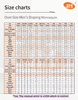 Mannequin homme sans tête en fibre de verre, taille plus, détachable, pleine taille, en stock, pour présentation de vêtements et de mode