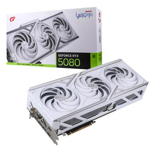 Nueva Tarjeta Gráfica para Juegos Vulcan White IGame GeForce RTX 5080 W OC de 16 GB y 256 bits con DLSS y 4 Ventiladores para Computadora de Escritorio - Product Image 1