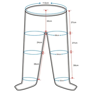 CE-Zertifiziertes Medizinisches Gesundheitsgerät 8-Kammer Luftkompressions-Massagehose Hüft- und Ganzbein-Massagegerät - Product Image 4