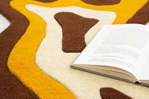 Alfombra Moderna Rectangular de Lana, Tejida a Mano, Lisa, Lavable, con Base Antideslizante de Látex, para Sala de Estar, Dormitorio, Habitación Infantil - Product Image 3